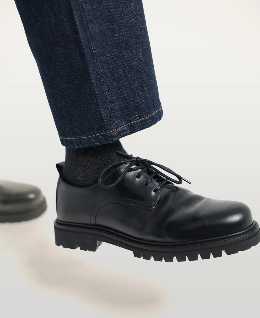 Smart Leather Lace Shoes