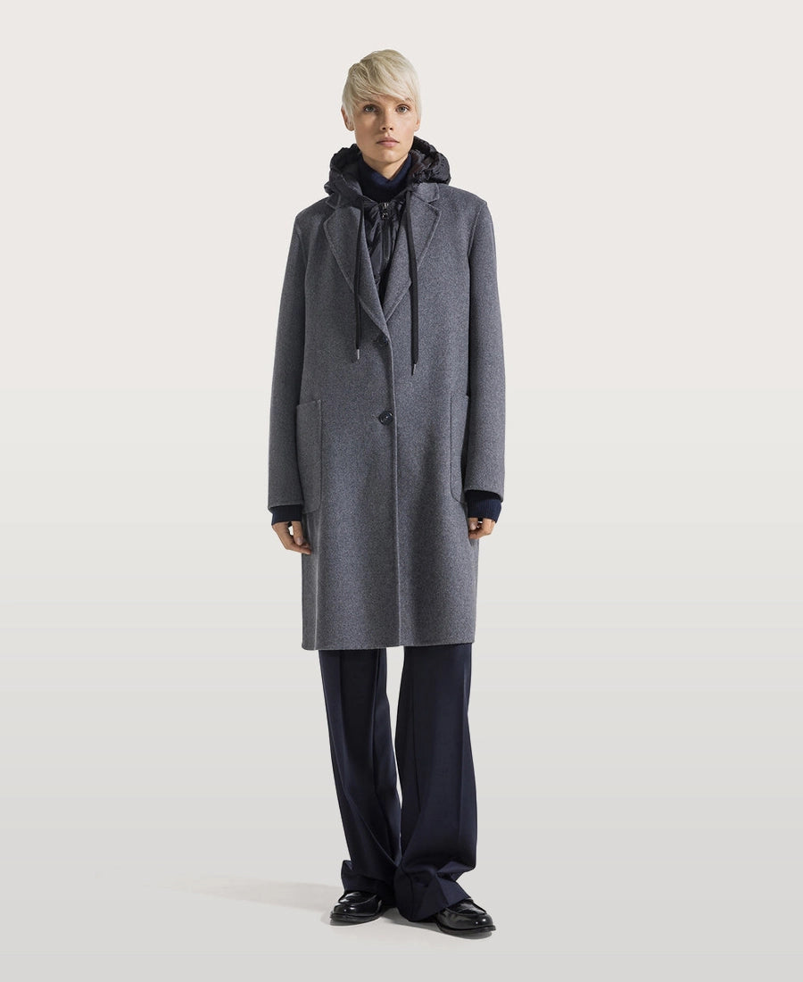Classic Long Hooded Coat